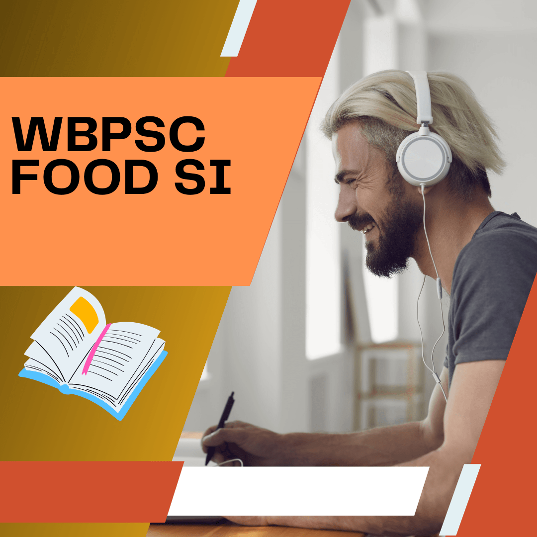 wbpsc food si practice set pdf